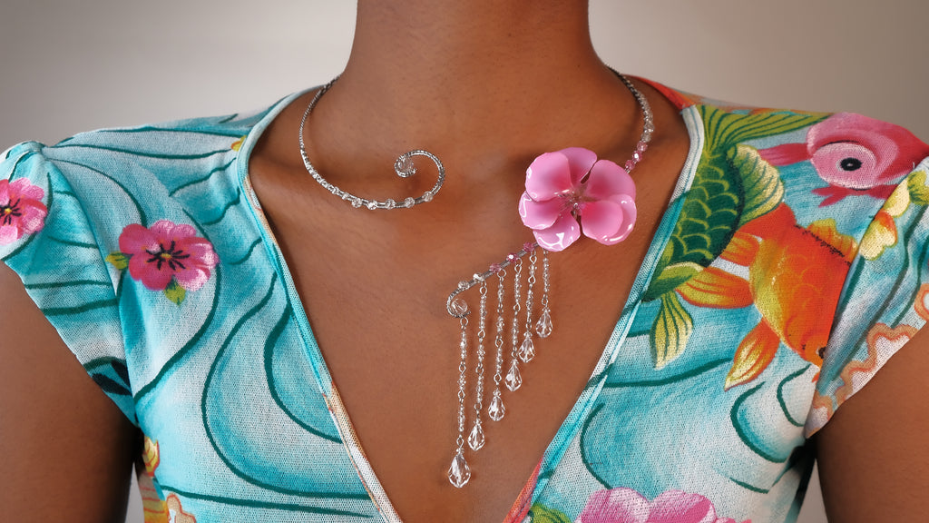 Crystalline Waterfall Collar