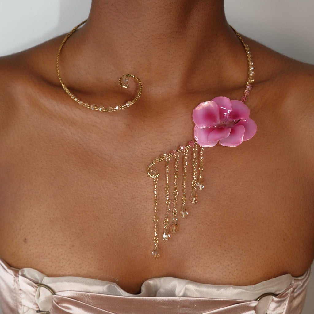 Crystalline Waterfall Collar