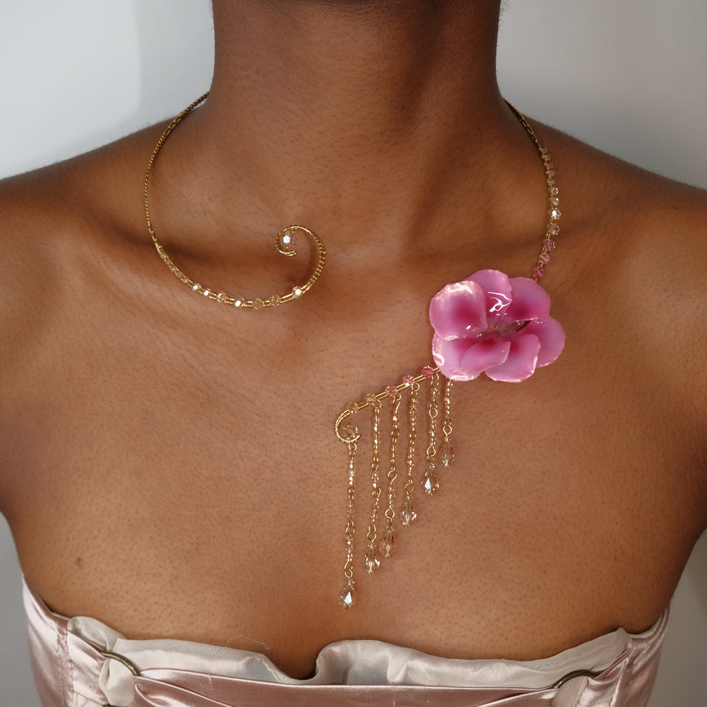 Crystalline Waterfall Collar